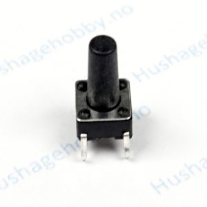 Trykkbryter til kretskort 6x6x12mm